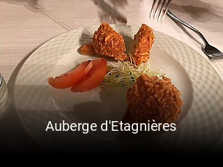 Jetzt bei Auberge d'Etagnières einen Tisch reservieren