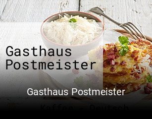 Gasthaus Postmeister tisch buchen