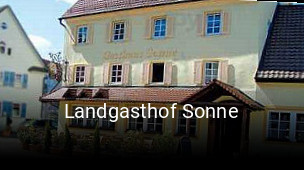 Landgasthof Sonne online reservieren