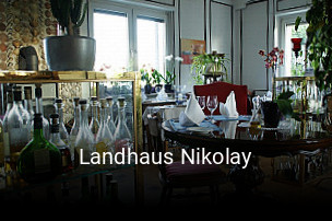Landhaus Nikolay tisch buchen