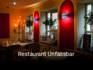 Jetzt bei Restaurant Unfassbar einen Tisch reservieren