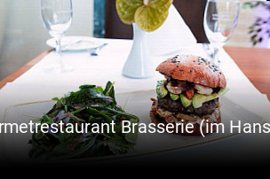 Gourmetrestaurant Brasserie (im Hanseatischer Hof) tisch buchen