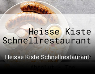 Heisse Kiste Schnellrestaurant online reservieren