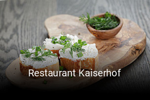 Restaurant Kaiserhof reservieren