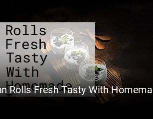 Asian Rolls Fresh Tasty With Homemade Ingwer tisch reservieren