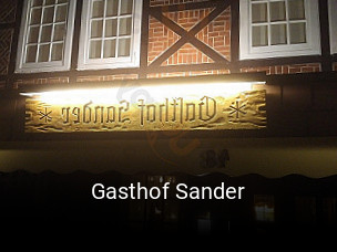 Gasthof Sander tisch buchen
