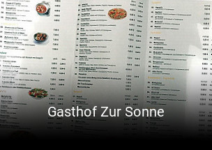 Gasthof Zur Sonne online reservieren