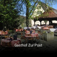 Gasthof Zur Post tisch reservieren