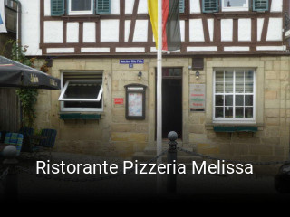 Jetzt bei Ristorante Pizzeria Melissa einen Tisch reservieren