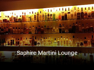 Saphire Martini Lounge tisch reservieren