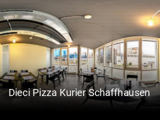 Dieci Pizza Kurier Schaffhausen online reservieren