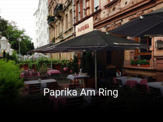 Jetzt bei Paprika Am Ring einen Tisch reservieren