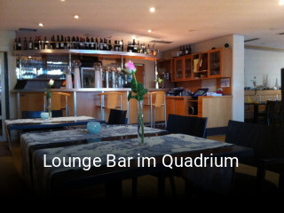 Lounge Bar im Quadrium tisch buchen