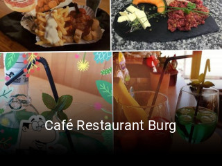 Café Restaurant Burg online reservieren