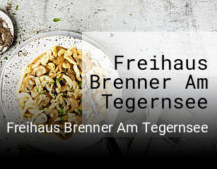 Freihaus Brenner Am Tegernsee tisch buchen