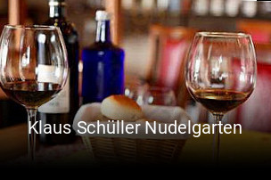 Jetzt bei Klaus Schüller Nudelgarten einen Tisch reservieren