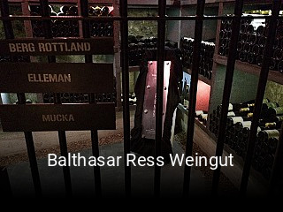 Jetzt bei Balthasar Ress Weingut einen Tisch reservieren