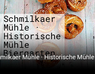 Jetzt bei Schmilkaer Mühle · Historische Mühle Biergarten einen Tisch reservieren