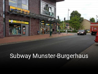 Subway Munster-Burgerhaus tisch buchen