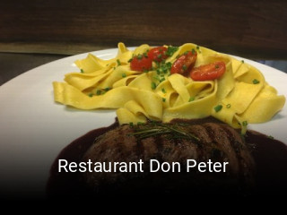 Jetzt bei Restaurant Don Peter einen Tisch reservieren