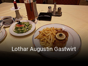 Jetzt bei Lothar Augustin Gastwirt einen Tisch reservieren