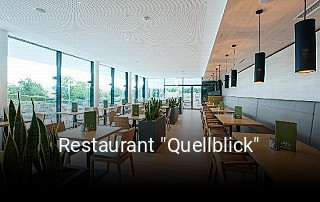 Restaurant "Quellblick" tisch buchen