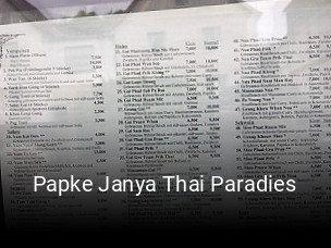 Papke Janya Thai Paradies tisch buchen