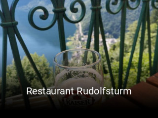 Restaurant Rudolfsturm tisch reservieren
