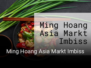 Ming Hoang Asia Markt Imbiss tisch buchen