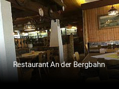 Restaurant An der Bergbahn reservieren