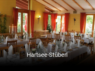 Hartsee-Stüberl tisch reservieren