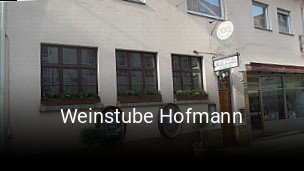 Weinstube Hofmann tisch reservieren