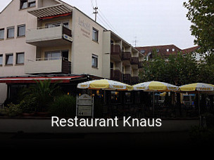 Jetzt bei Restaurant Knaus einen Tisch reservieren