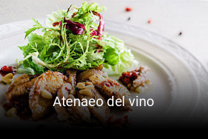Jetzt bei Atenaeo del vino einen Tisch reservieren