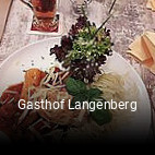 Gasthof Langenberg tisch buchen
