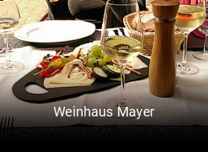 Jetzt bei Weinhaus Mayer einen Tisch reservieren