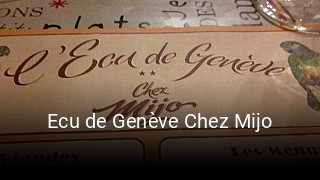 Ecu de Genève Chez Mijo online reservieren