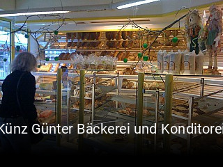 Künz Günter Bäckerei und Konditorei online reservieren