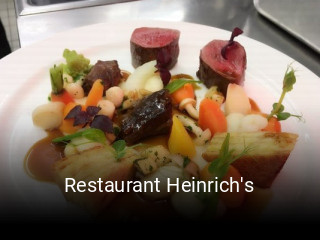 Restaurant Heinrich's tisch buchen