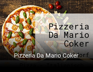 Jetzt bei Pizzeria Da Mario Coker einen Tisch reservieren