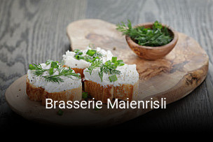 Jetzt bei Brasserie Maienrisli einen Tisch reservieren