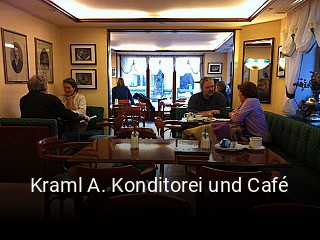 Kraml A. Konditorei und Café tisch reservieren