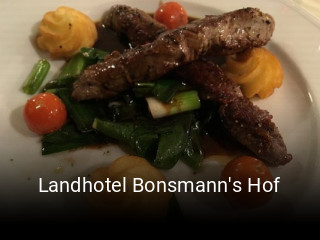 Landhotel Bonsmann's Hof reservieren