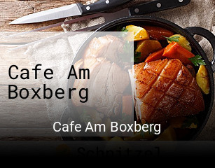 Cafe Am Boxberg tisch reservieren
