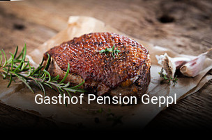 Gasthof Pension Geppl tisch buchen