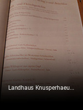 Landhaus Knusperhaeuschen tisch buchen