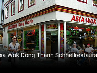 Asia Wok Dong Thanh Schnellrestaurant tisch reservieren