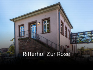 Ritterhof Zur Rose tisch reservieren