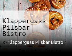 Klappergass Pilsbar Bistro online reservieren