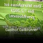 Gasthof Gallbrunner tisch reservieren